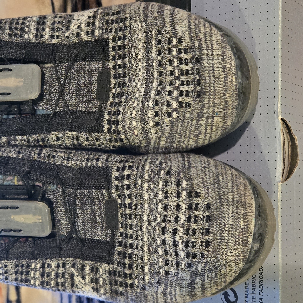 Nike Black and Gray Knit Sneakers